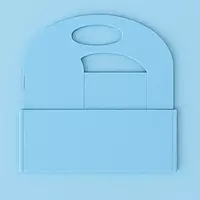 Foldable Hamper Cake Stand Blue