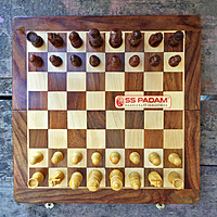 Wooden Magnetic Foldable Chess Set