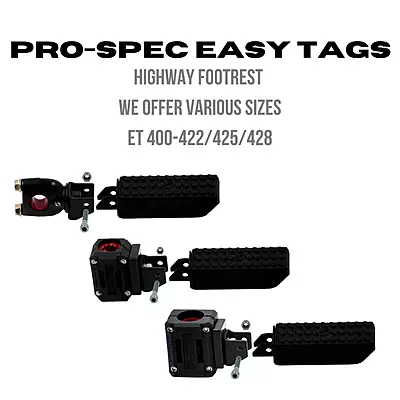 Pro-Spec Easy Tag Highway Foot Rest