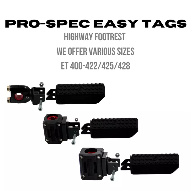 Pro-Spec Easy Tag Highway Foot Rest