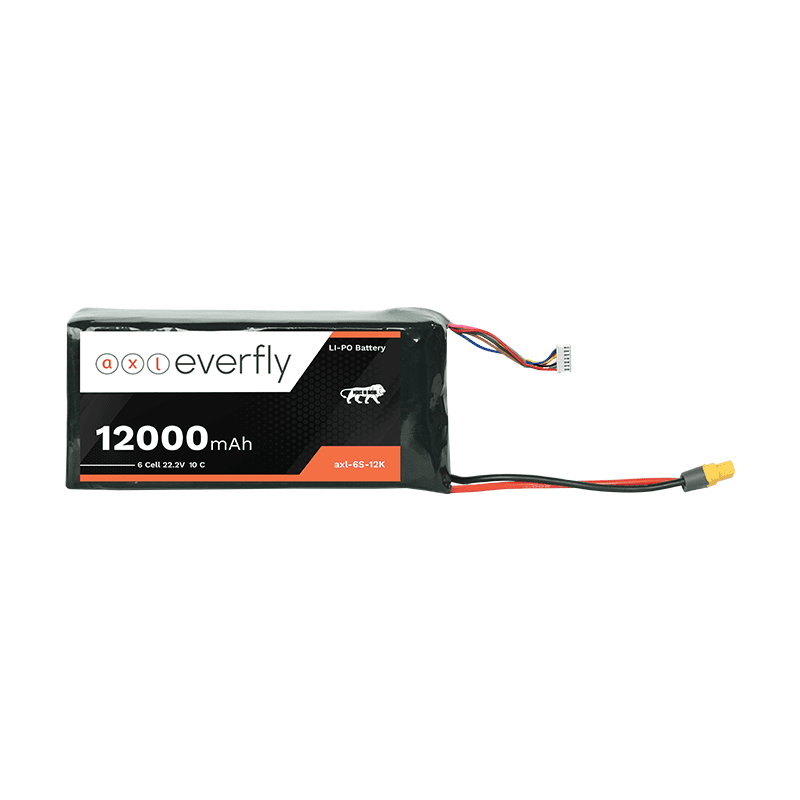 12000mAh 6S LiPo drone battery (22.2V)