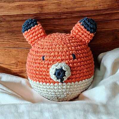 Crochet Fox Stress Ball