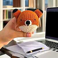 Crochet Fox Stress Ball