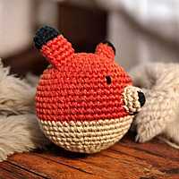 Crochet Fox Stress Ball