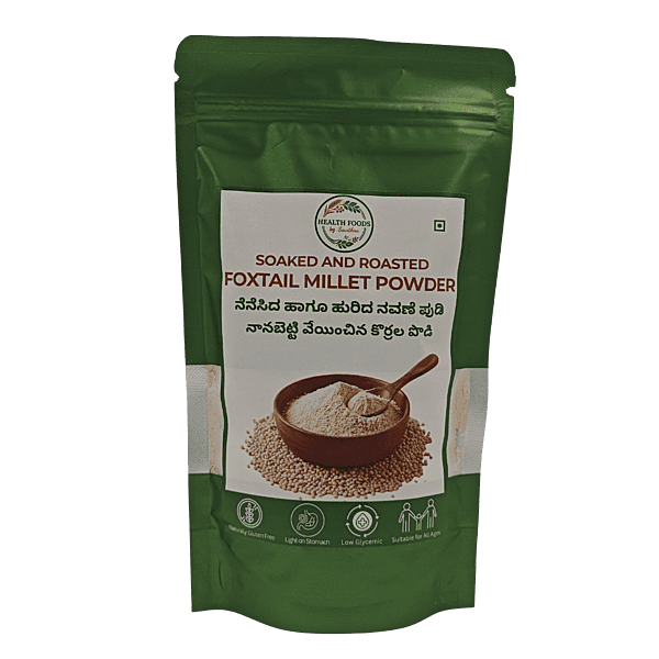 Soaked & Roasted Foxtail Millet Powder