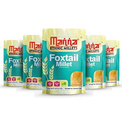 Manna Foxtail Millets | Health Nutrition Products | 500gms Manna Foxtail Millets | Health Nutrition Products | 500gms