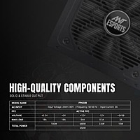 Ant Esports FP650B SMPS – 650W PSU | 80 Plus Bronze | 2 PCIe Connectors | 3 Years Warranty