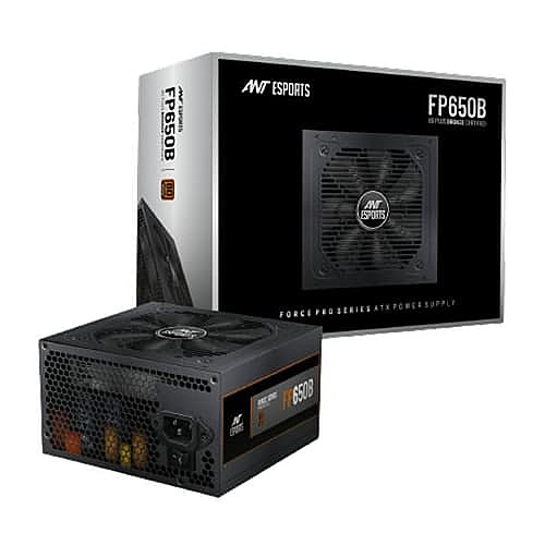 Ant Esports FP650B SMPS – 650W PSU | 80 Plus Bronze | 2 PCIe Connectors | 3 Years Warranty