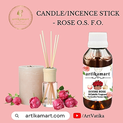 Candle/Incence Stick - Rose O.S. F.O. Candle/Incence Stick - Rose O.S. F.O.