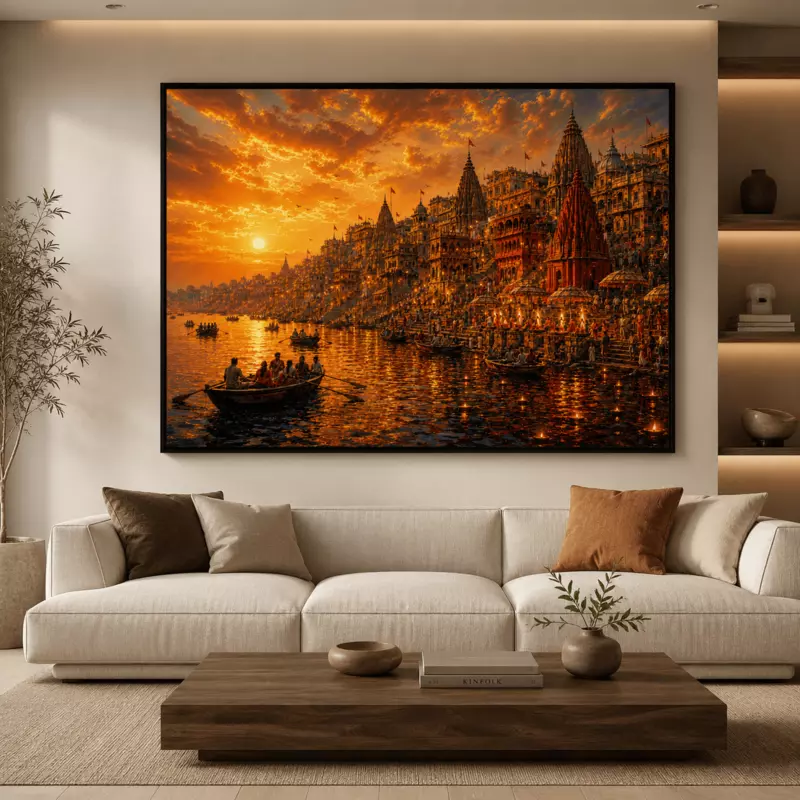 Kashi Eternal — Varanasi Ghat Collection