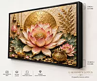 LAKSHMI LOTUS ARTWORK