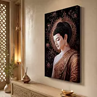 Bronze Halo Buddha