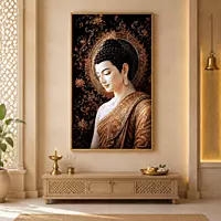Bronze Halo Buddha