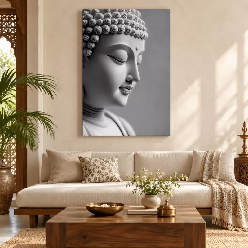 Stone Grace Buddha