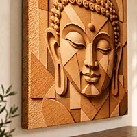 Terracotta Geometric Buddha