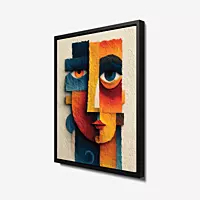 Cubist Gaze Wall Art