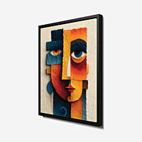 Cubist Gaze Wall Art