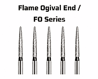 Frank Dental Flame Ogival FG Diamond Bur FO Series – Super Coarse