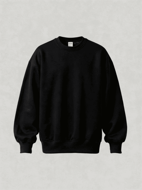 Plain Black Sweatshirt