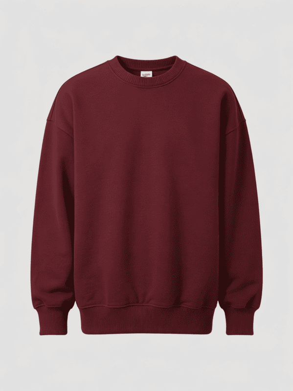 Plain Maroon Sweatshirt