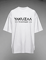 Yakuzaa The Real Gangster Oversized Graphic T-Shirt – Premium Streetwear Tee