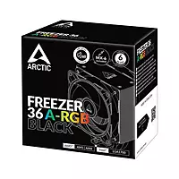 Arctic Freezer 36 ARGB CPU Air Cooler (Black) – Dual 120mm Fans | 4 Heat Pipes | AM5 & LGA1851
