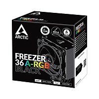 Arctic Freezer 36 ARGB CPU Air Cooler (Black) – Dual 120mm Fans | 4 Heat Pipes | AM5 & LGA1851
