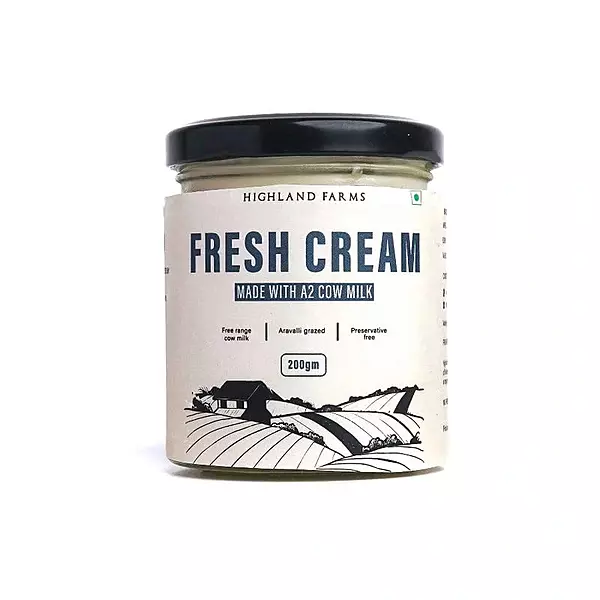 Fresh Cream (A2 Cow Milk) - Highland Farms