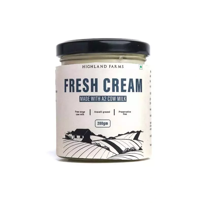 Fresh Cream (A2 Cow Milk) - Highland Farms
