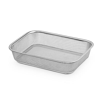 Onions Stainless Steel Mesh Storage Basket for Refrigerator| Rectangular Fridge Basket
