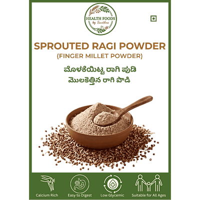 Sprouted Finger Millet (Ragi) Powder