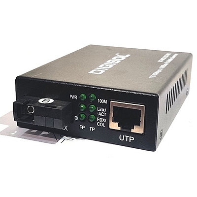 Digisol 100Base-TX/Fx Single fiber Media Converters, DG-MC5123S-PTLV12