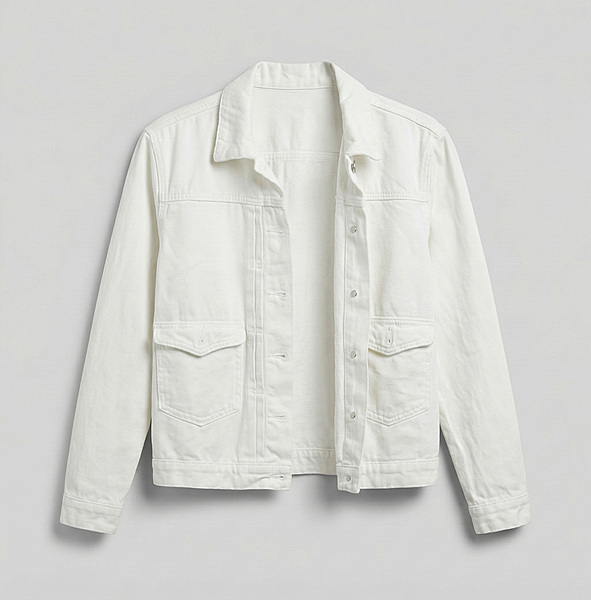 White Denim Jacket