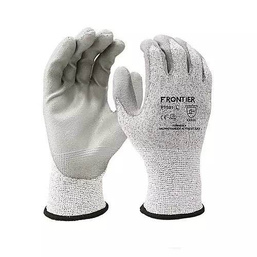 Frontier Polyurethane Palm Coated HSN Liner Grey Gloves KARAM FT501