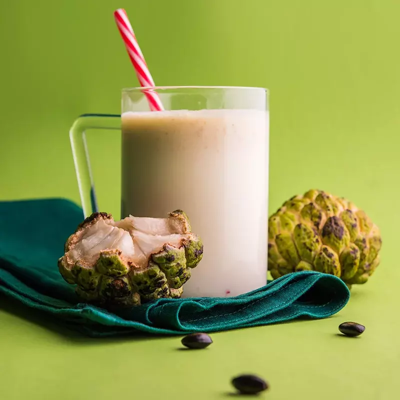 Frzn CUSTARD APPLE /SITAFAL  PULP-10 Kg Bx.