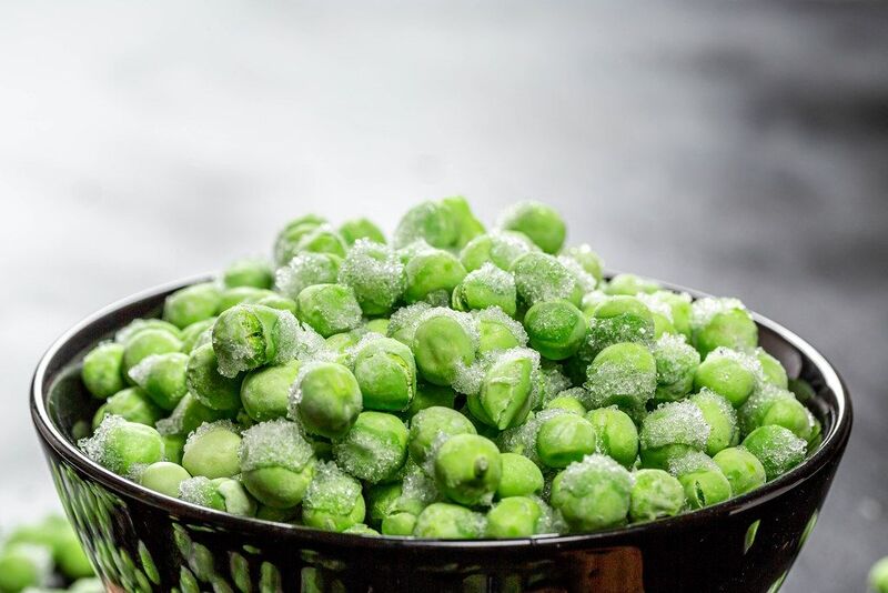 FROZEN GREEN PEAS in 10 Kg Box