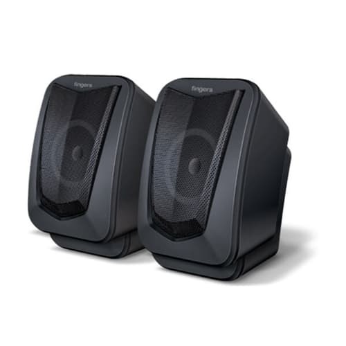 Fingers FunBeats USB Powered 6W Speaker – 3.5mm Input | Stereo Sound | Midnight Black