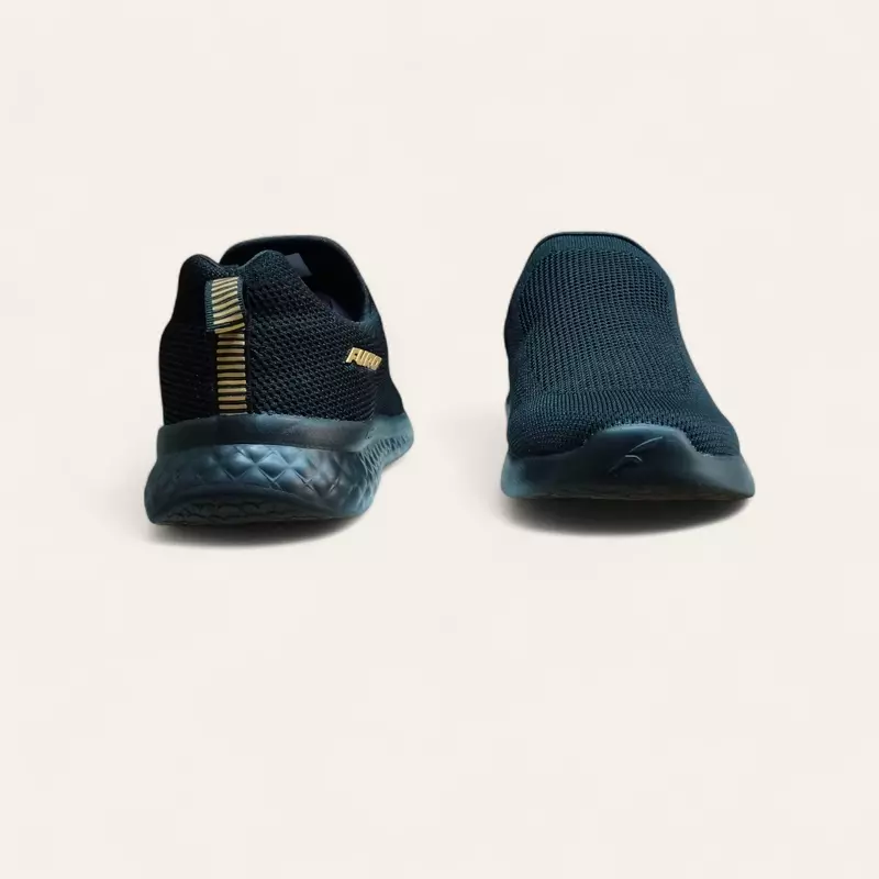 Furo Care W3071 Black - Men's Plus Size Laceless Shoes