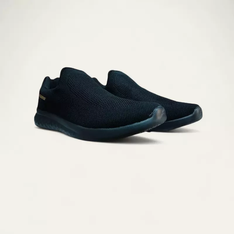 Furo Care W3071 Black - Men's Plus Size Laceless Shoes