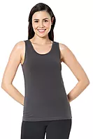 AMANTE Broad Strapped Body Hugging Cotton Tank Top 76801