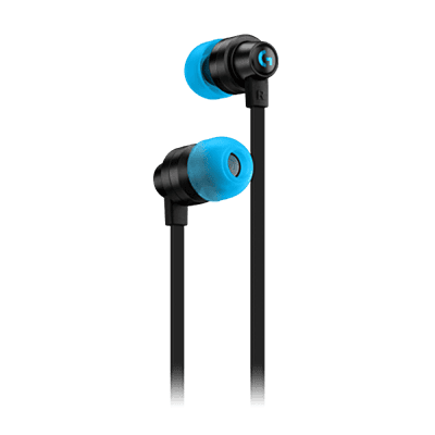LOGITECH IN-EAR WIRED GAMING EARPHONES WITH MIC AND DUAL DRIVERS G333