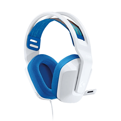 Logitech Wired Gaming Headset, with Microphone G335 ( White )