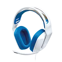 Logitech Wired Gaming Headset, with Microphone G335 ( White )