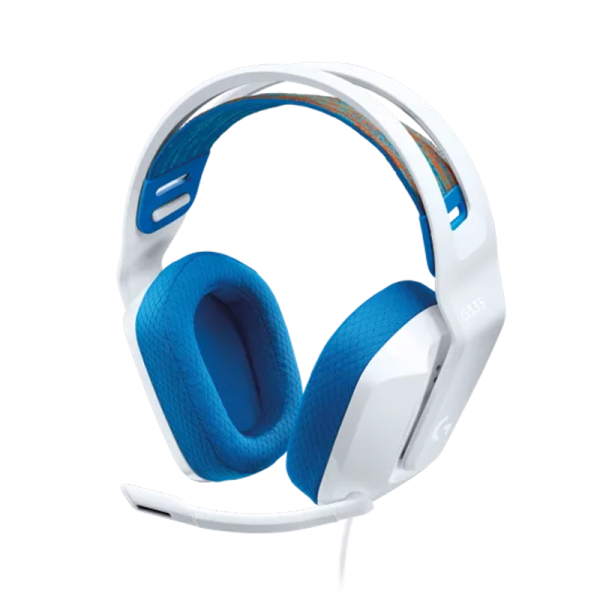 Logitech Wired Gaming Headset, with Microphone G335 ( White )