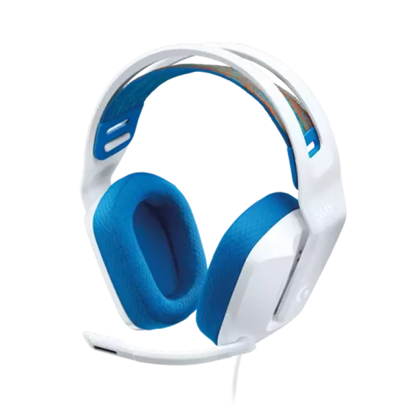 Logitech Wired Gaming Headset, with Microphone G335 ( White )