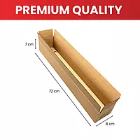 Cardboard Packing Box 8x7x72cm — 3mm Corrugated Flute