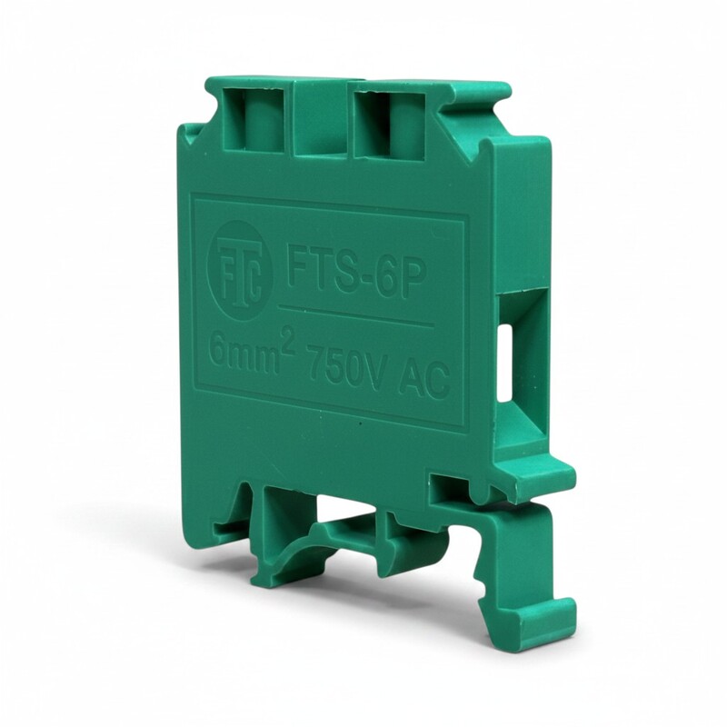 6 mm² Green Polyamide Terminal Block (32 Amp)|FTS-6P