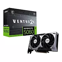 MSI RTX 5060 Ventus 2X OC 8GB GDDR7 Graphics Card – Dual-Fan | 4K Support | PCIe 5.0