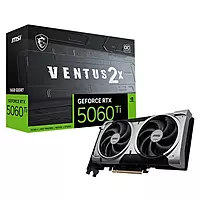 MSI RTX 5060 Ti Ventus 2X OC Plus 16GB GDDR7 Graphics Card – Dual-Fan | 4K Support | PCIe 5.0