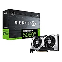MSI RTX 5060 Ti Ventus 2X OC Plus 8GB GDDR7 Graphics Card – Dual-Fan | 4K Support